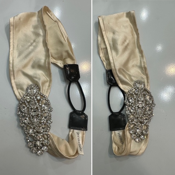 EXACT Jennifer Behr Cream Crystal headwrap ASO Gossip Girl Blair Waldorf - Picture 2 of 5